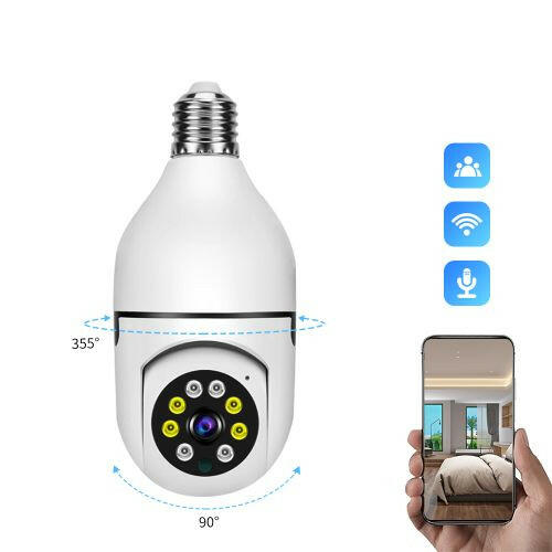 WiFi Smart Bulb Camera 360