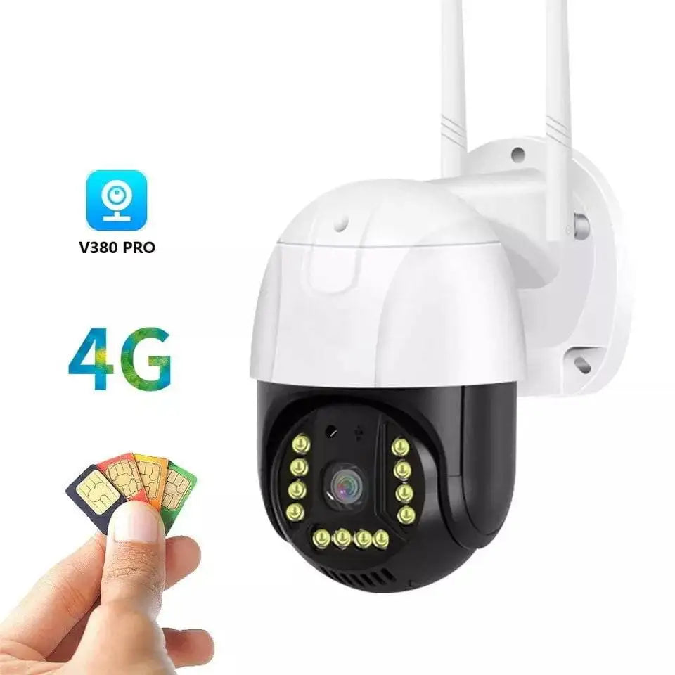 5MP 4G with sim card Wireless PTZ 360 CAMERA FULL HD