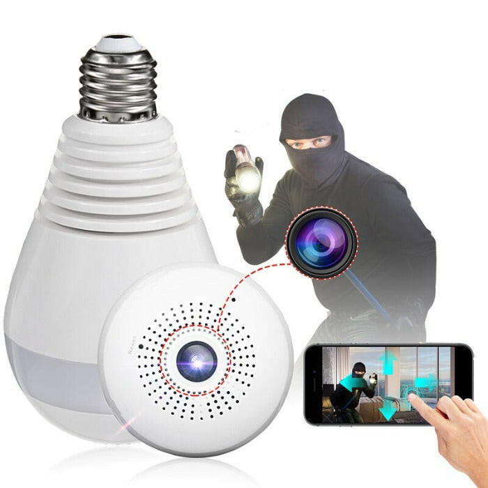 Bulb Camera,V380 Wi-Fi Smart Net