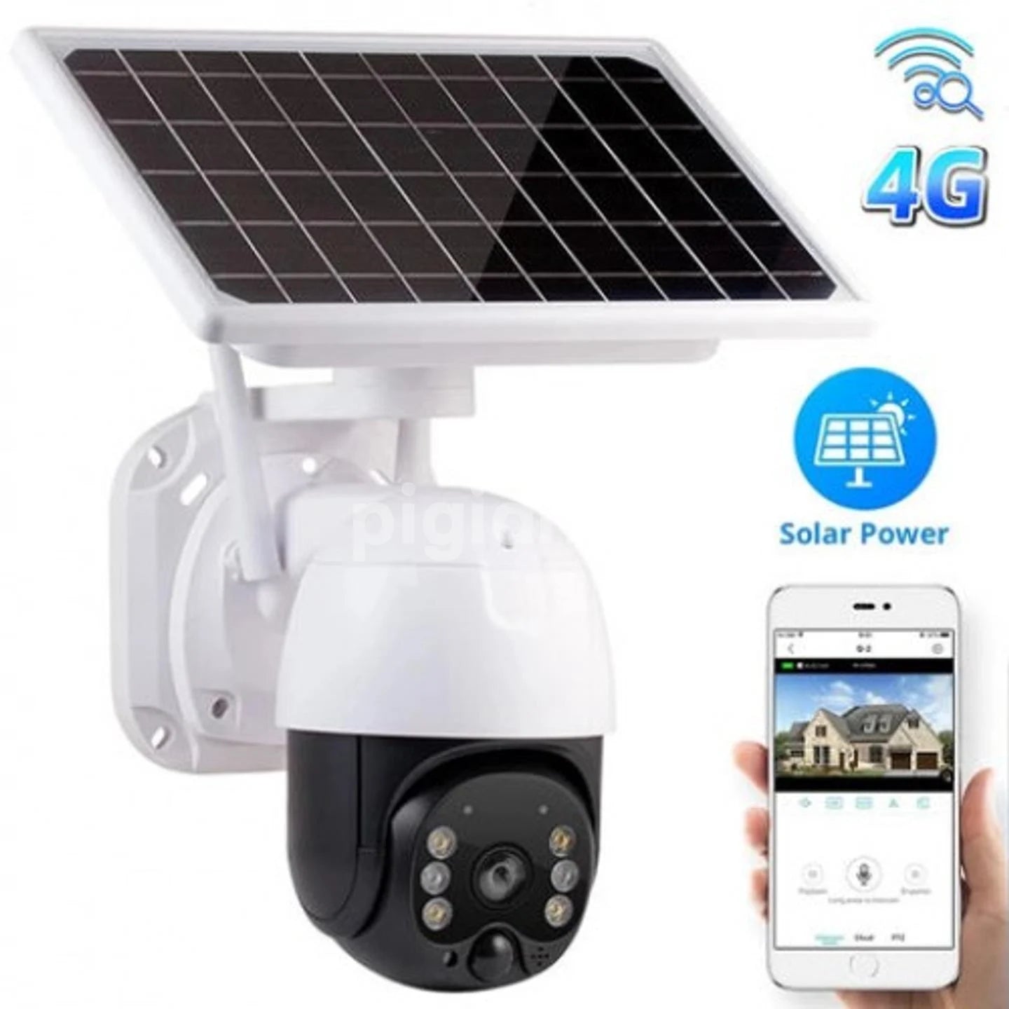 4G Solar PTZ Cctv Camera (Sim Card)