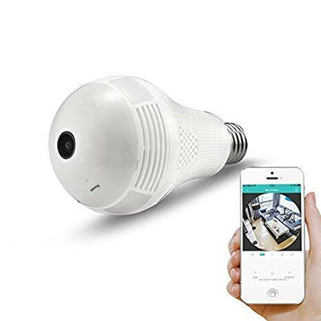 Bulb Camera,V380 Wi-Fi Smart Net