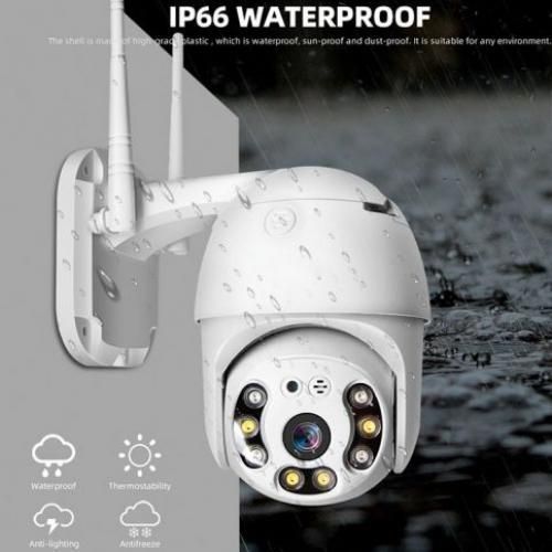 WIRELESS DAY AND NIGHT VISION OUTDOOR SMART WIFI 360° CCTV CAMERA ROTATING PTZ